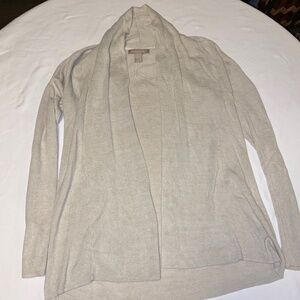Small Banana Republic tan cardigan